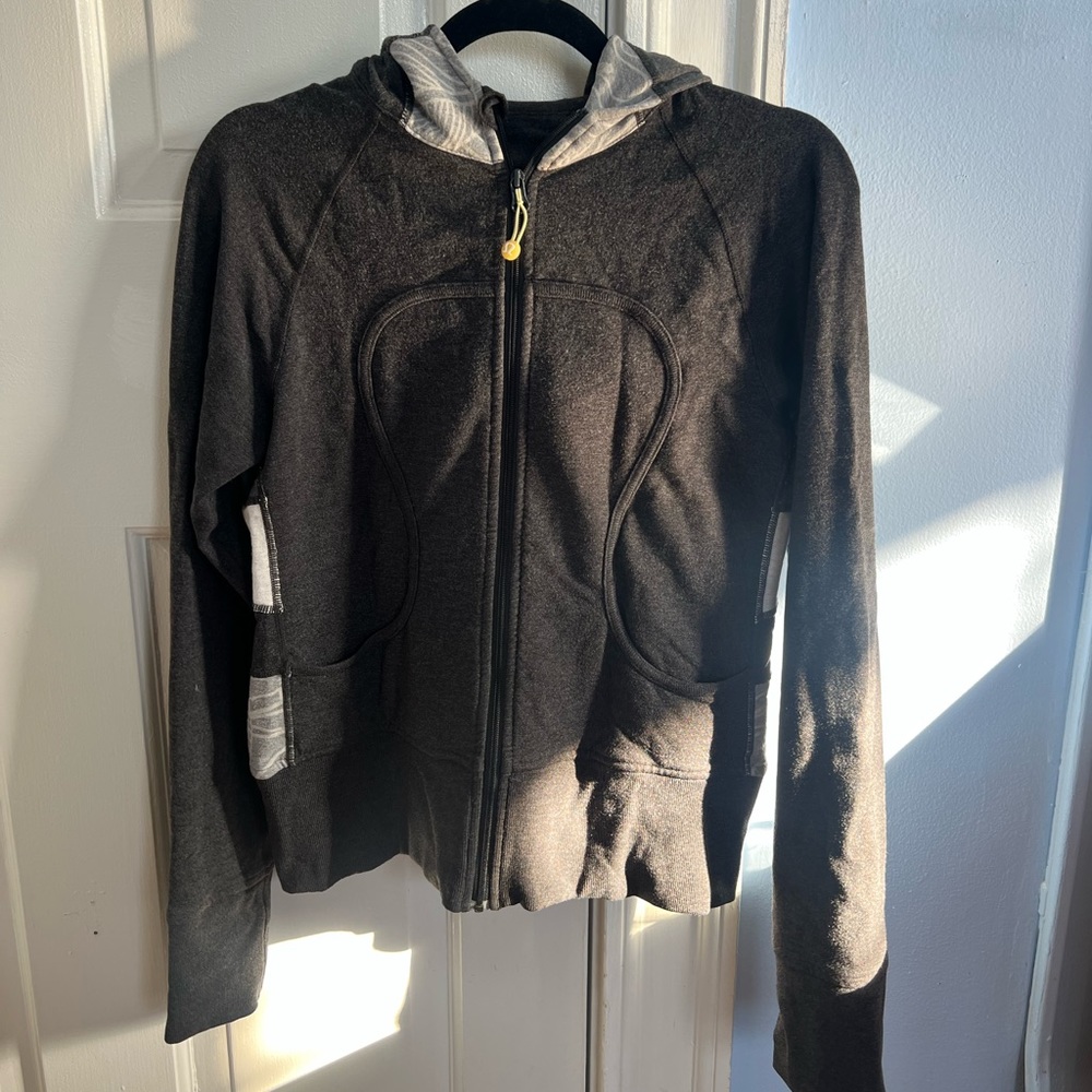 Lululemon grey athletic full zip hoodie jacket